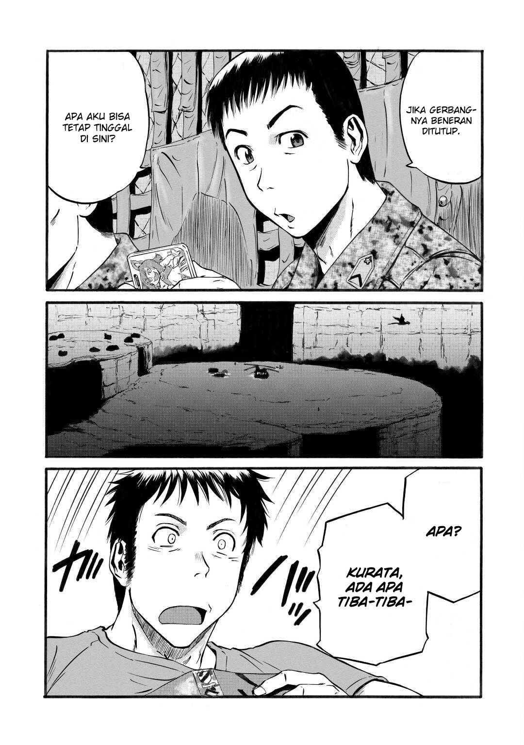 Gate – Jietai Kare no Chi nite Kaku Tatakeri Chapter 96 Gambar 3