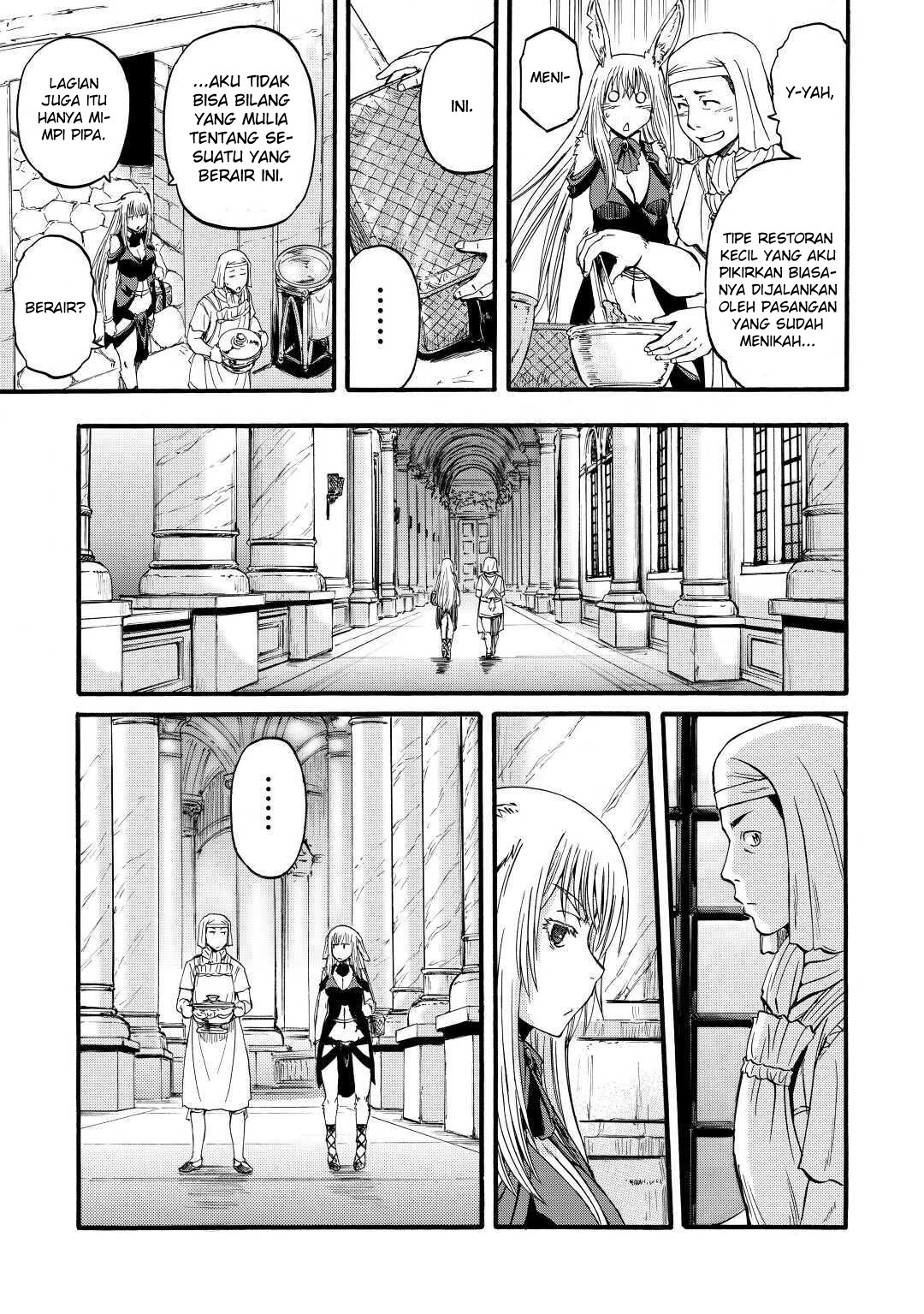 Gate – Jietai Kare no Chi nite Kaku Tatakeri Chapter 96 Gambar 35