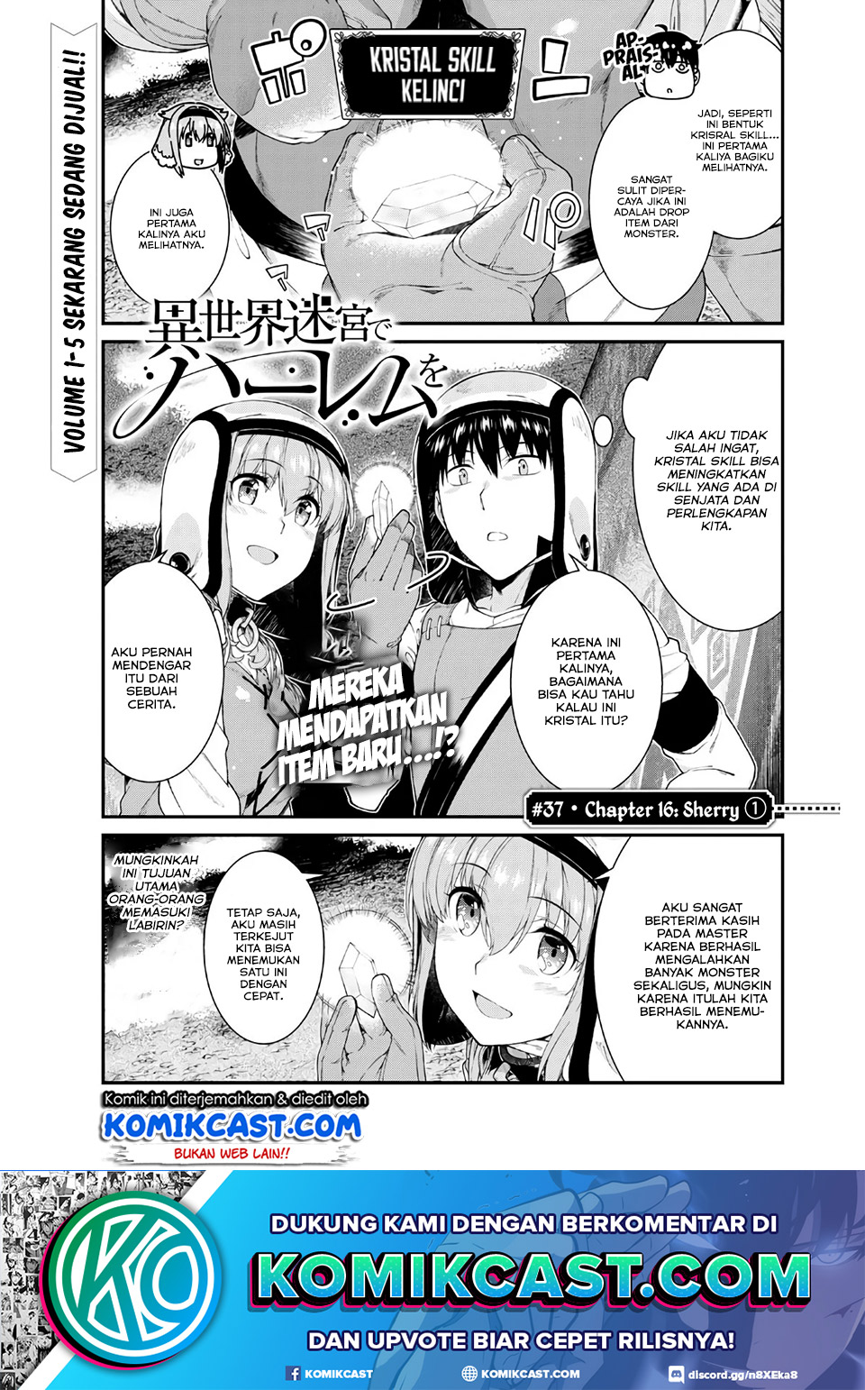 Manga Isekai Meikyuu de Harem wo Chapter 37 gambar nomor 2