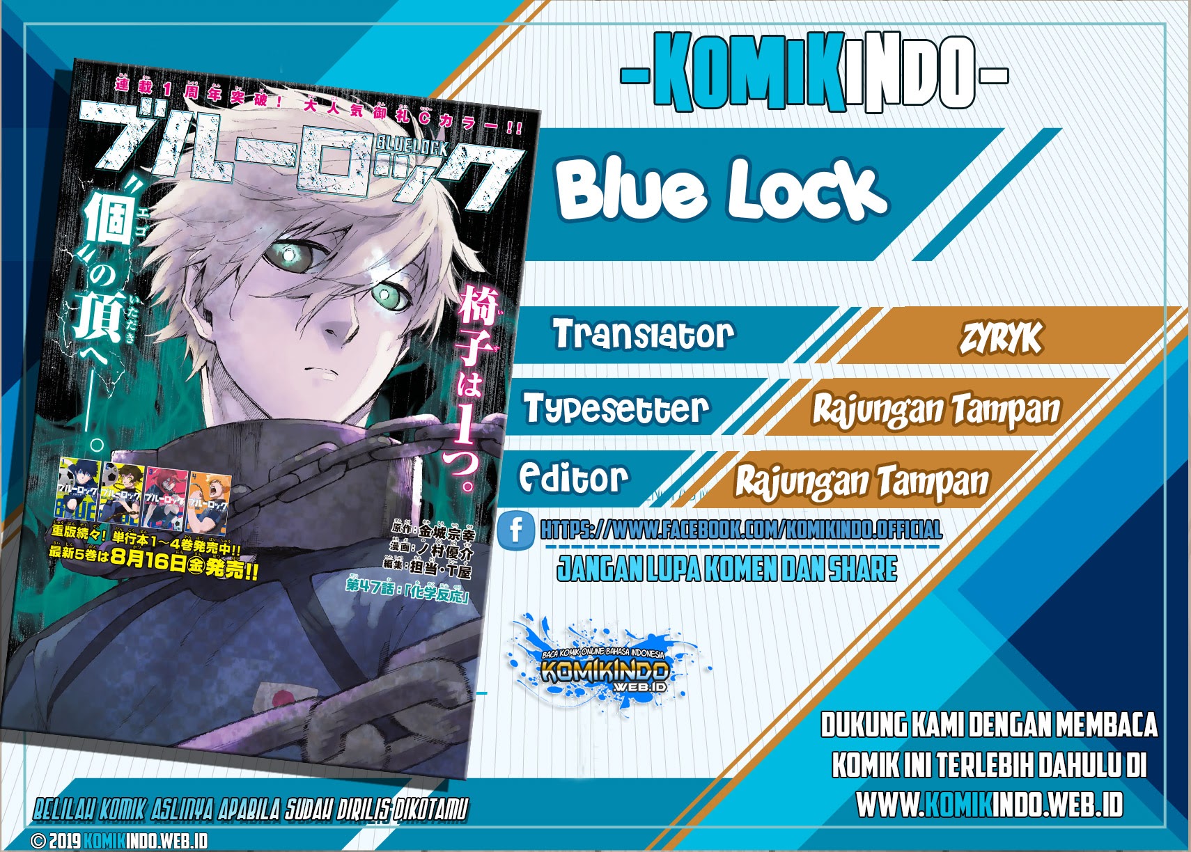 Komik Blue Lock Chapter 24 gambar nomor 1