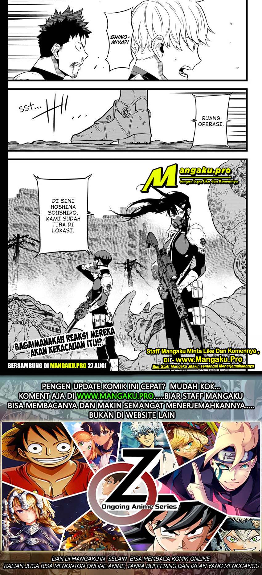 8Kaijuu Chapter 8 Gambar 22