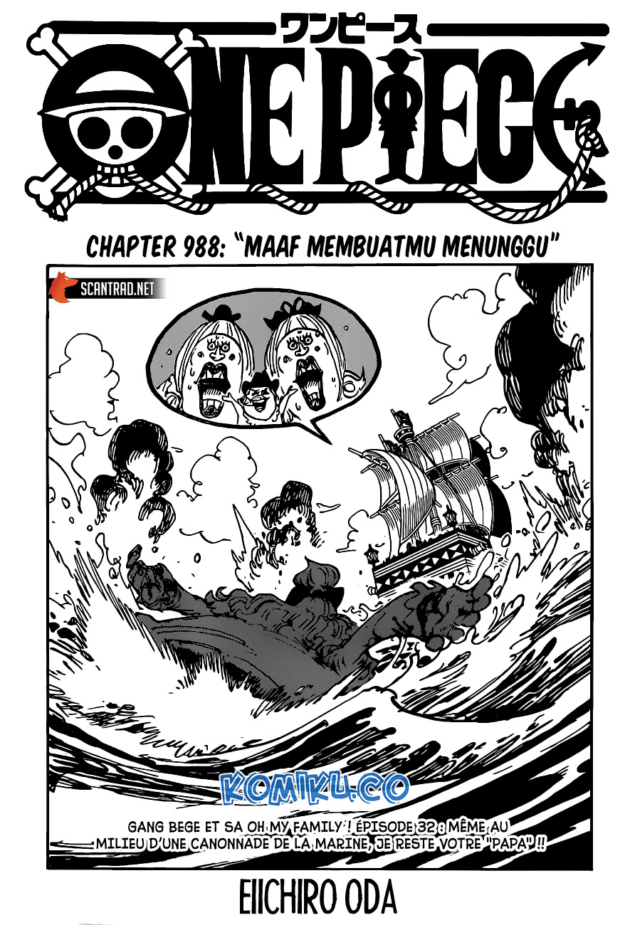 Manga One Piece Chapter 988 gambar nomor 2