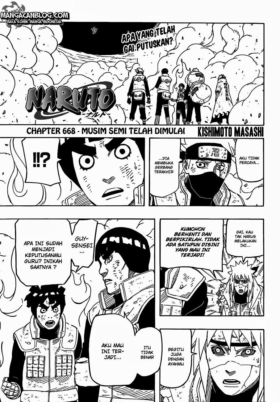 Manga Naruto Chapter 668 gambar nomor 2