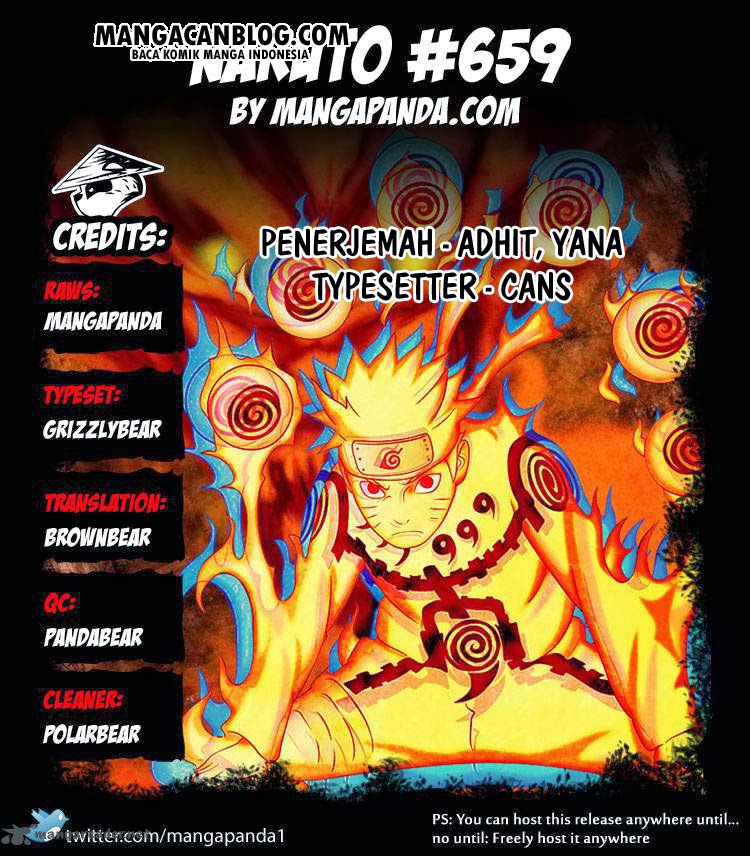 Komik Naruto Chapter 659 gambar nomor 1