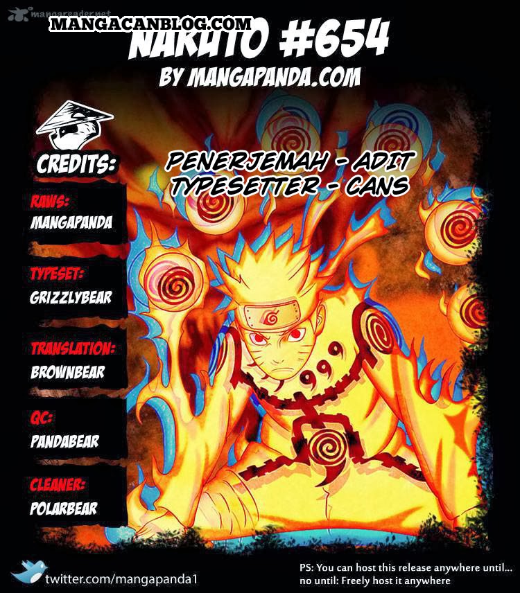 Komik Naruto Chapter 654 gambar nomor 1