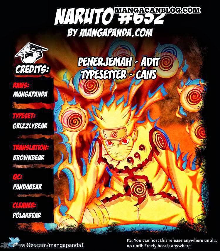 Komik Naruto Chapter 652 gambar nomor 1