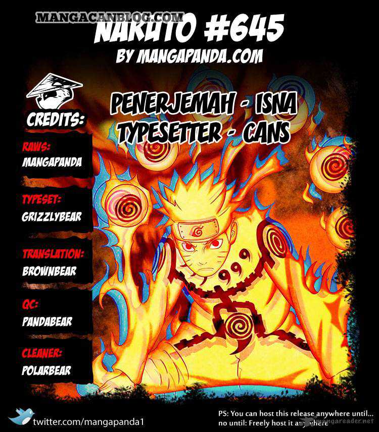 Komik Naruto Chapter 645 gambar nomor 1