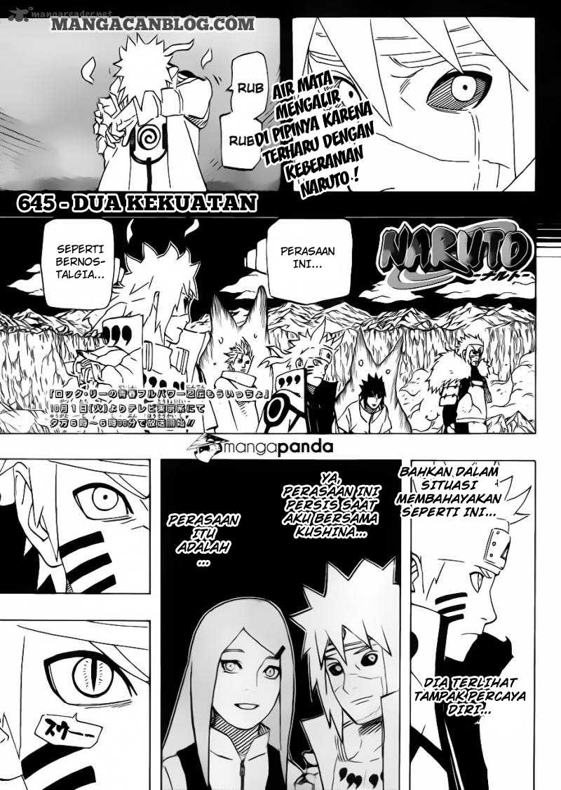 Manga Naruto Chapter 645 gambar nomor 2