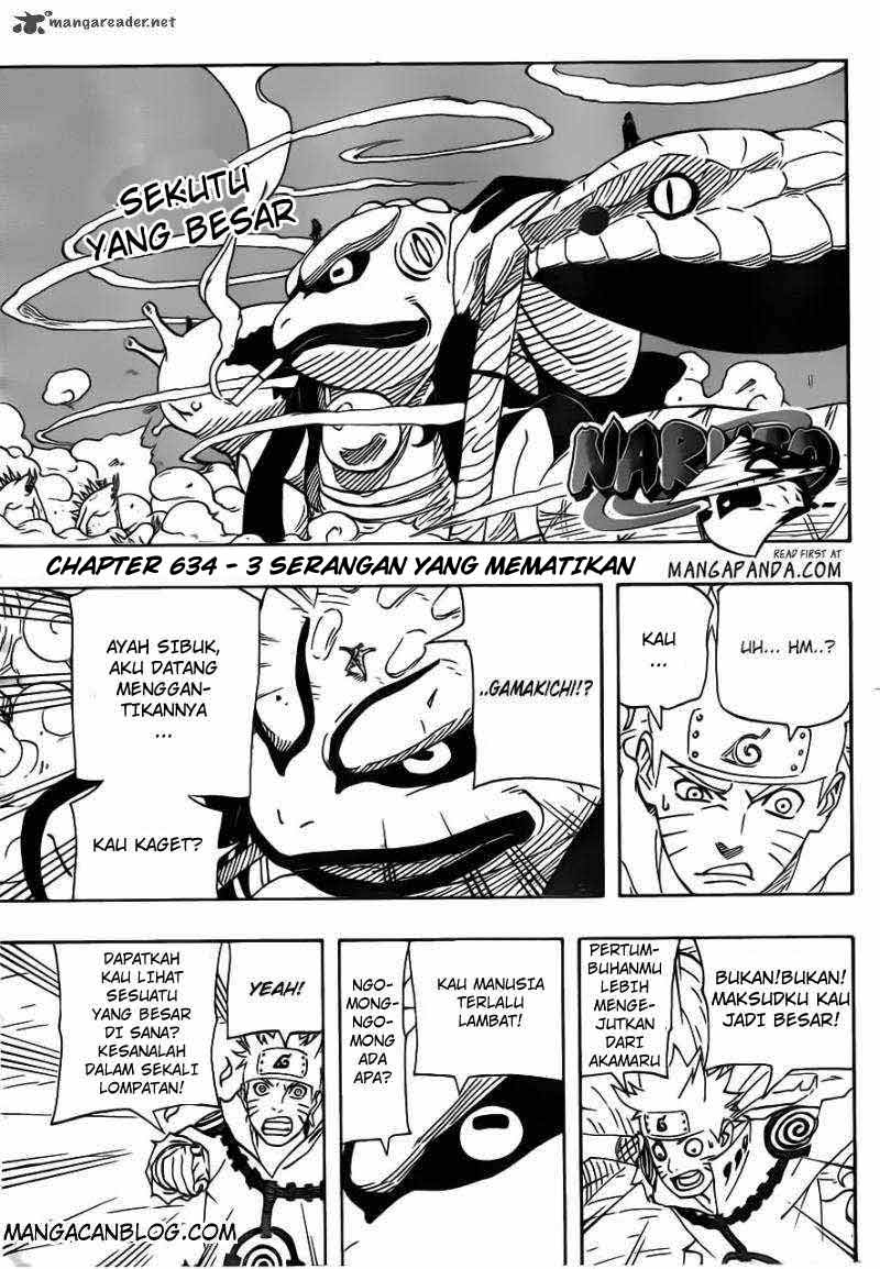 Komik Naruto Chapter 634 gambar nomor 1