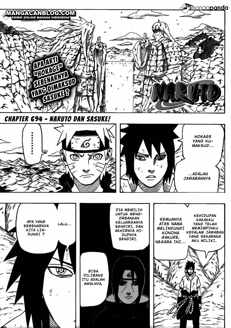 Manga Naruto Chapter 694 gambar nomor 2