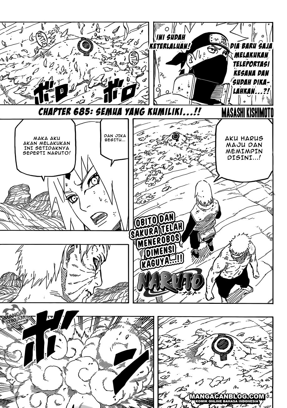 Komik Naruto Chapter 685 gambar nomor 1