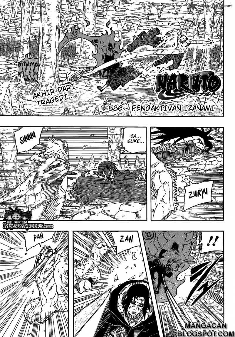 Komik Naruto Chapter 586 gambar nomor 1