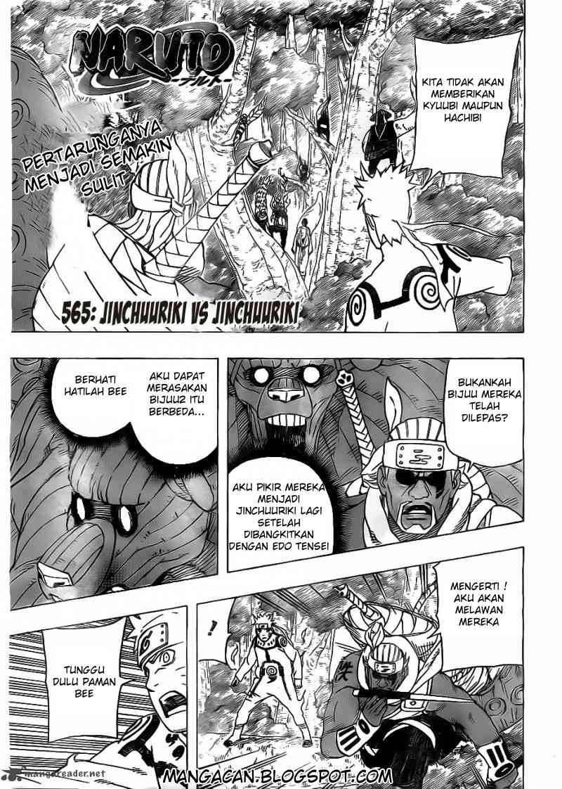 Komik Naruto Chapter 565 gambar nomor 1