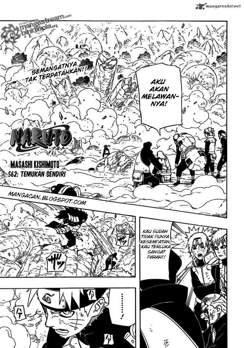 Komik Naruto Chapter 562 gambar nomor 1