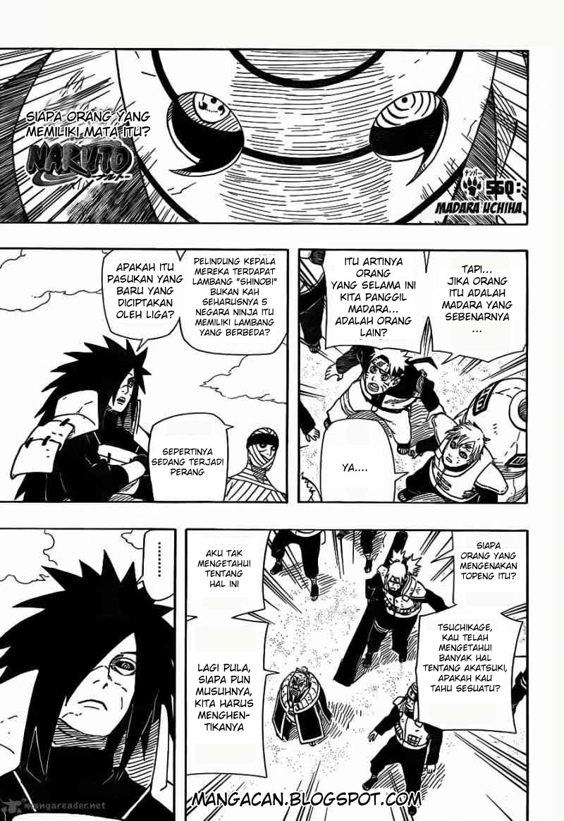 Komik Naruto Chapter 560 gambar nomor 1