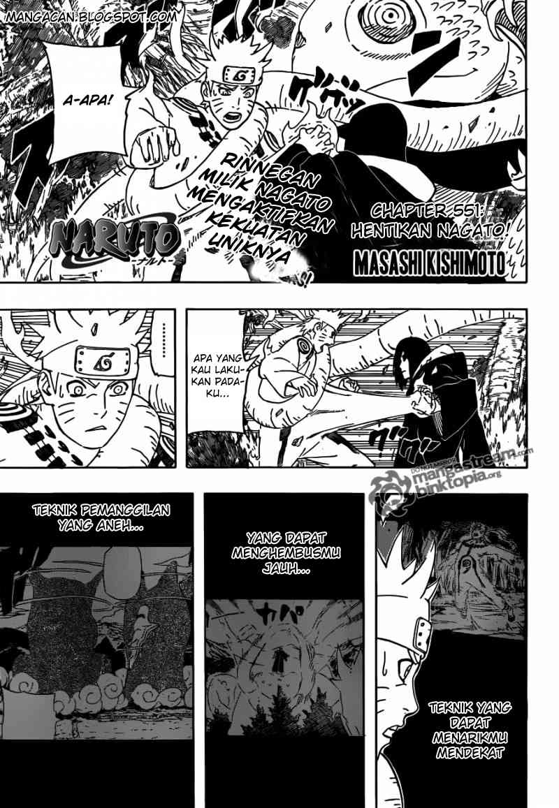 Komik Naruto Chapter 551 gambar nomor 1