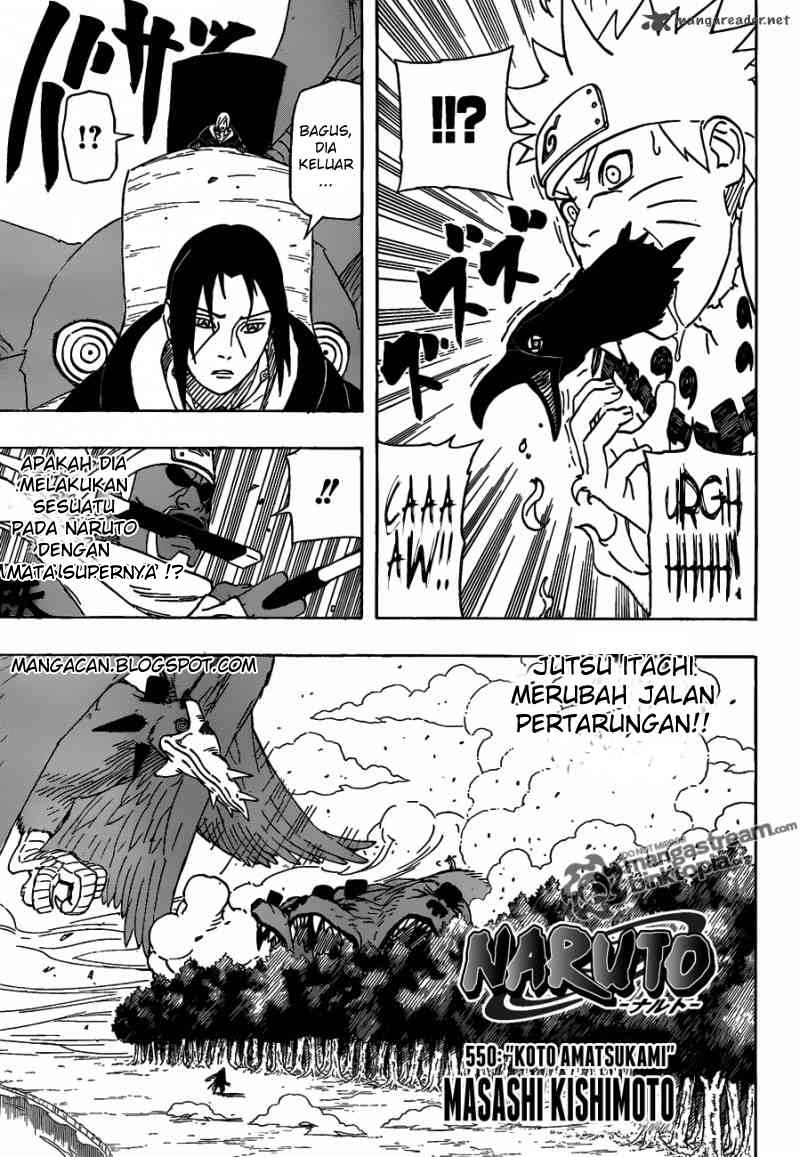 Komik Naruto Chapter 550 gambar nomor 1