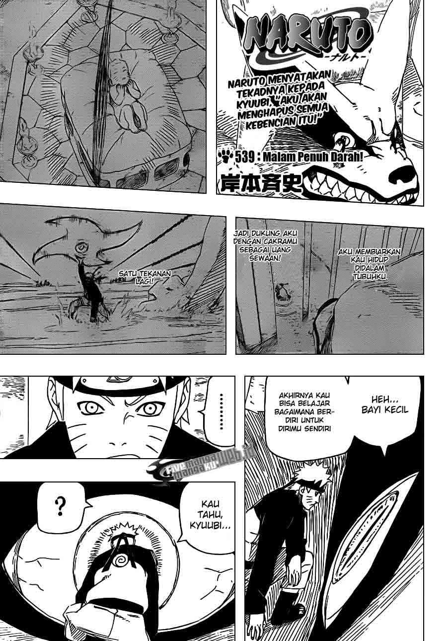 Komik Naruto Chapter 539 gambar nomor 1