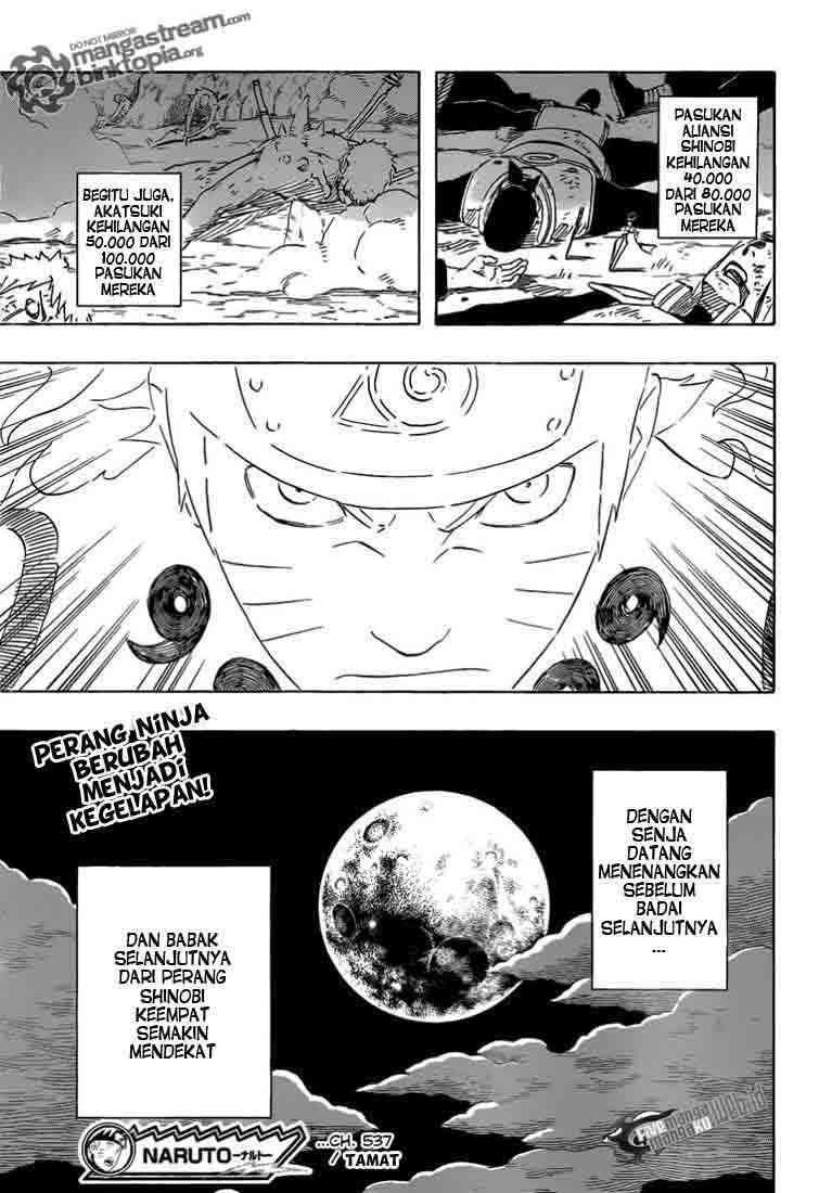 Naruto Chapter 537 Gambar 15