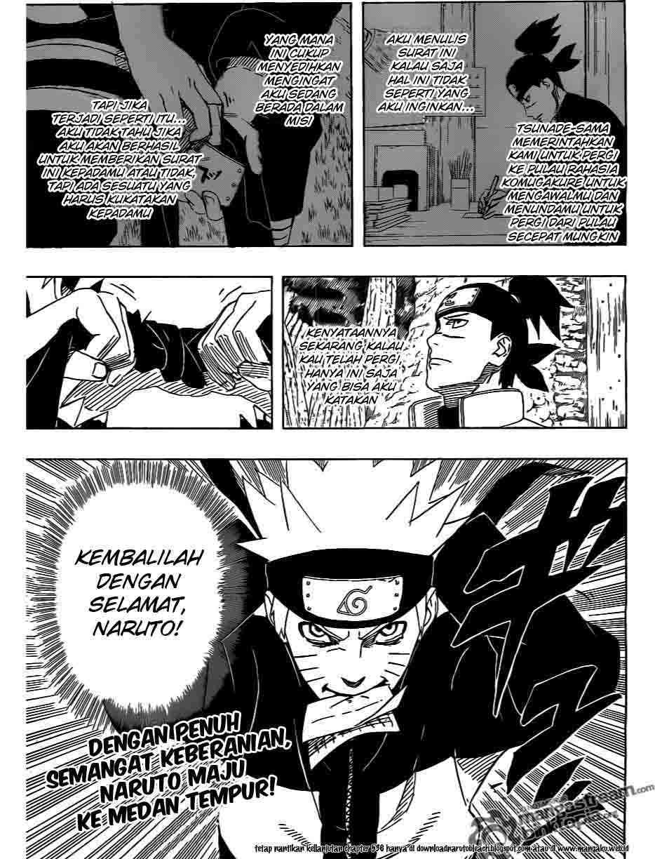 Naruto Chapter 535 Gambar 17