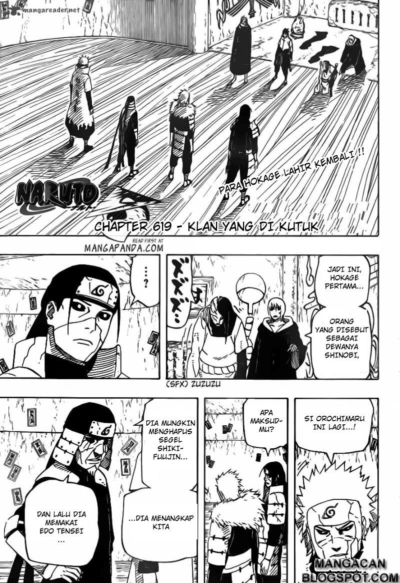 Komik Naruto Chapter 619 gambar nomor 1