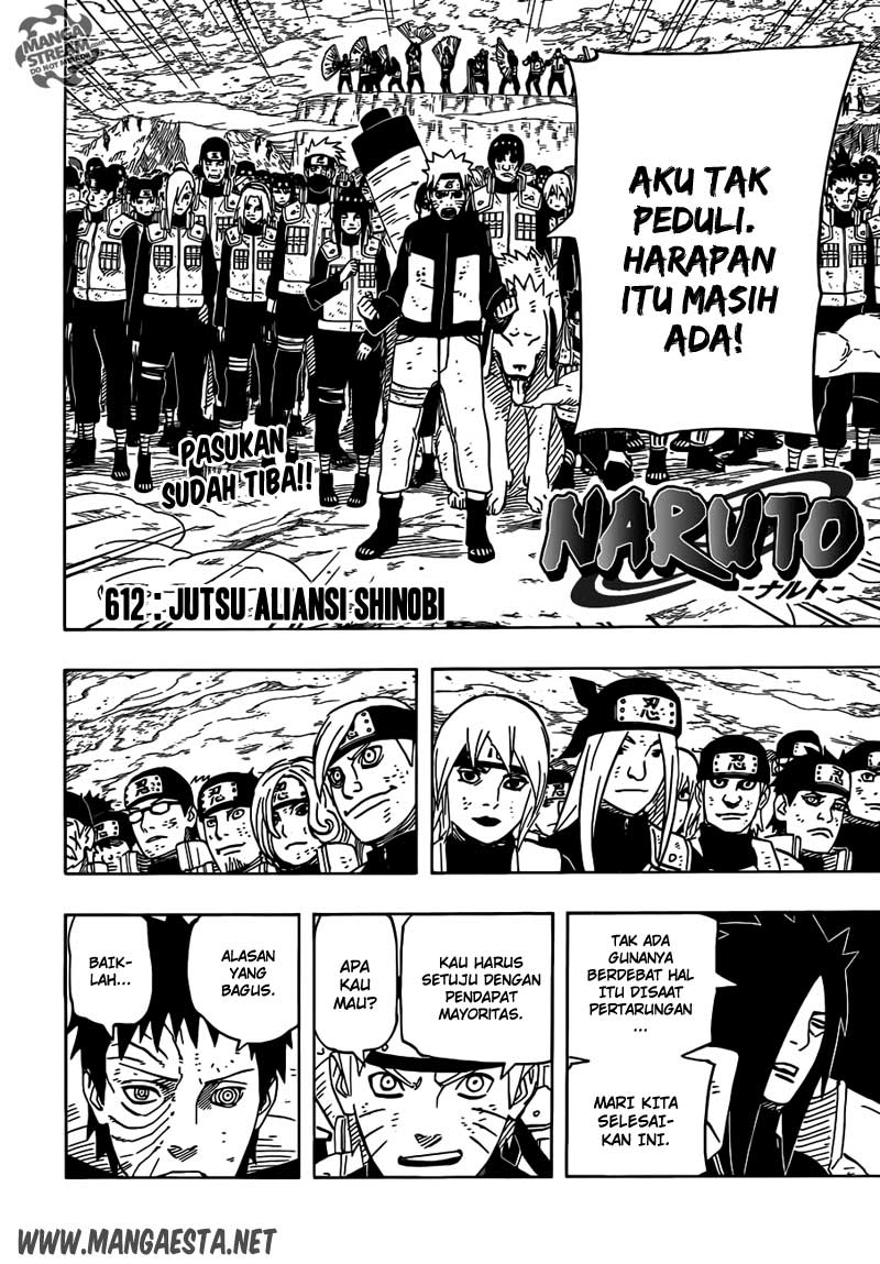 Naruto Chapter 612 Gambar 3