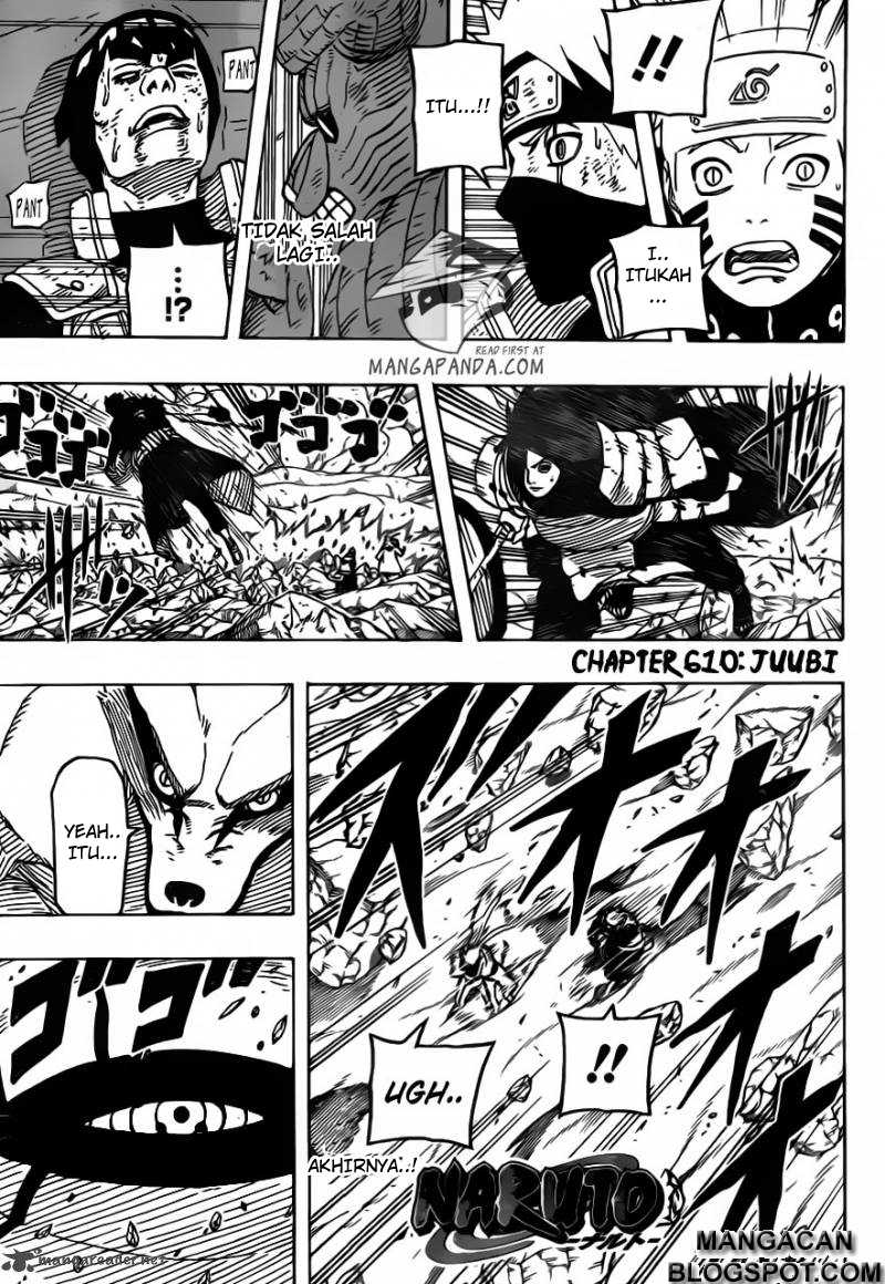 Komik Naruto Chapter 610 gambar nomor 1
