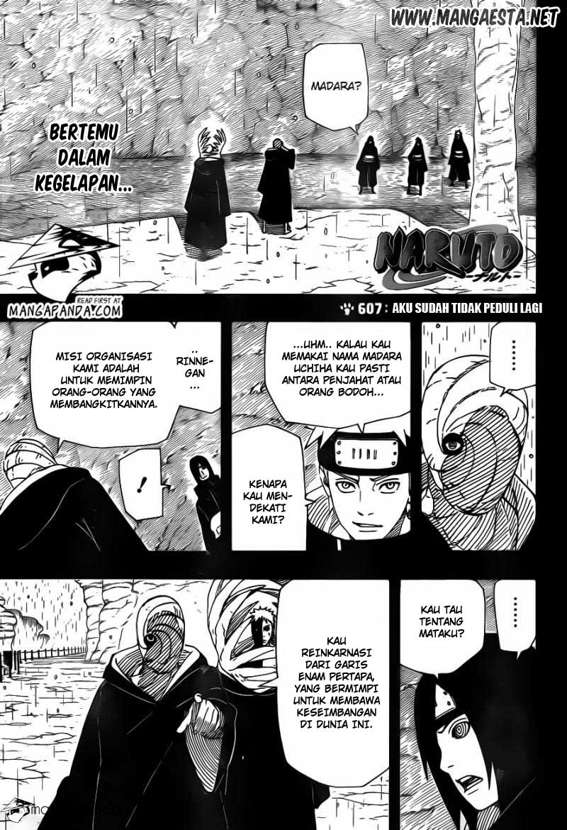 Komik Naruto Chapter 607 gambar nomor 1