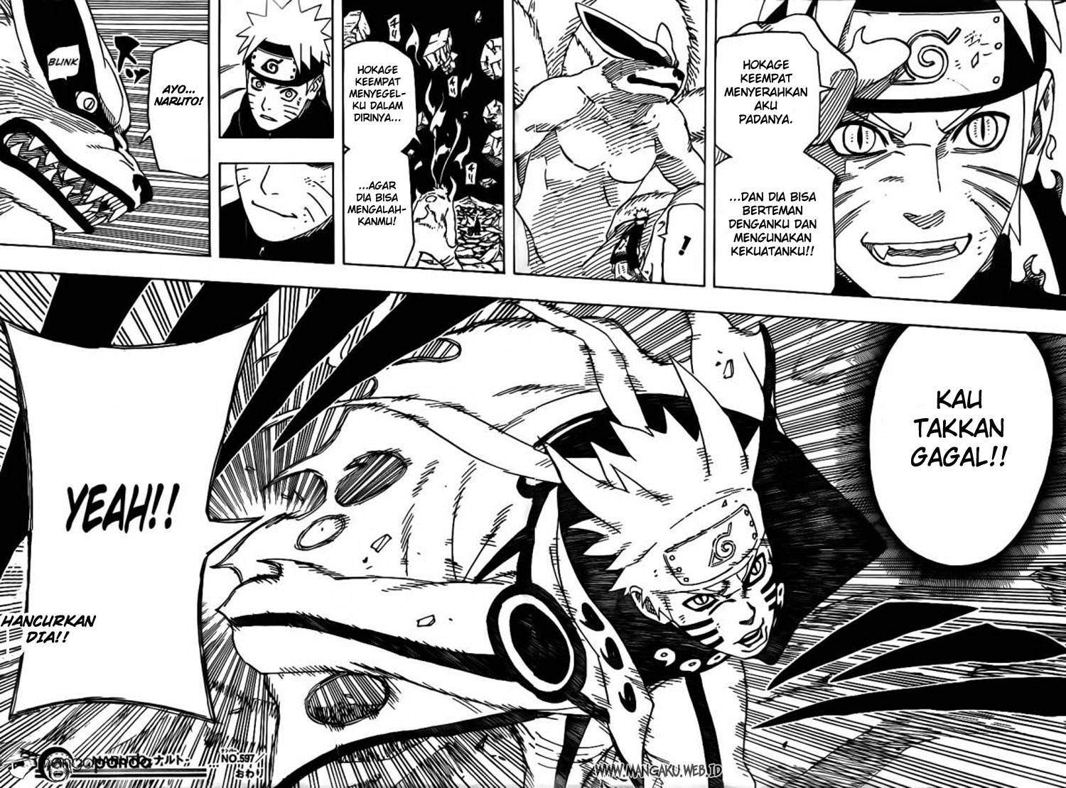 Naruto Chapter 597 Gambar 20