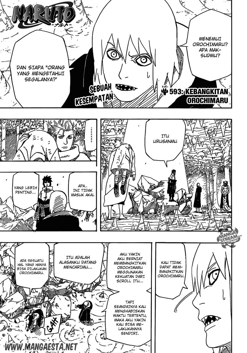 Komik Naruto Chapter 593 gambar nomor 1