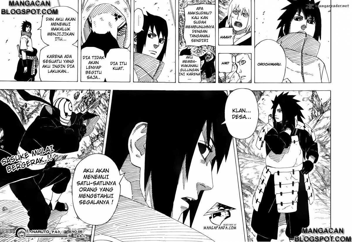 Naruto Chapter 592 Gambar 15