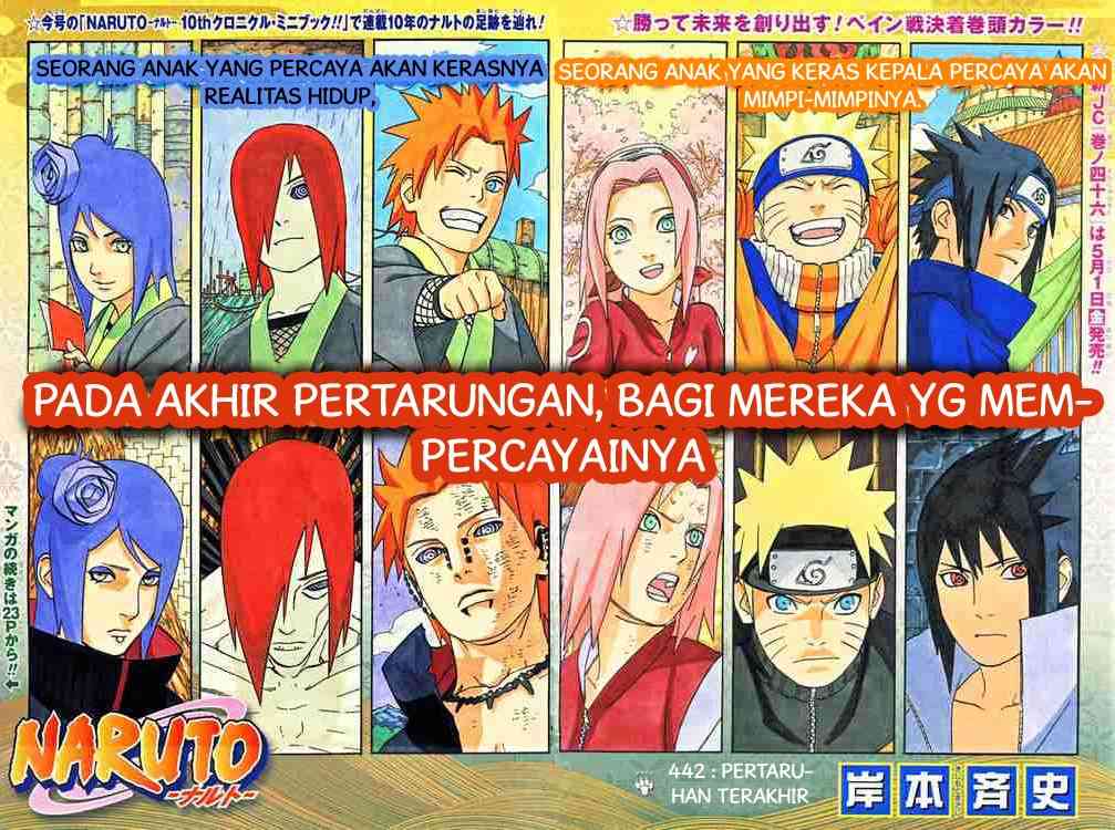 Manga Naruto Chapter 442 gambar nomor 2