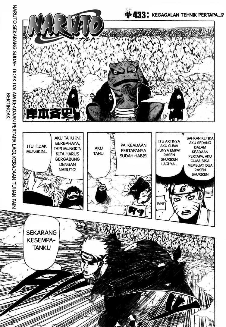 Manga Naruto Chapter 433 gambar nomor 2