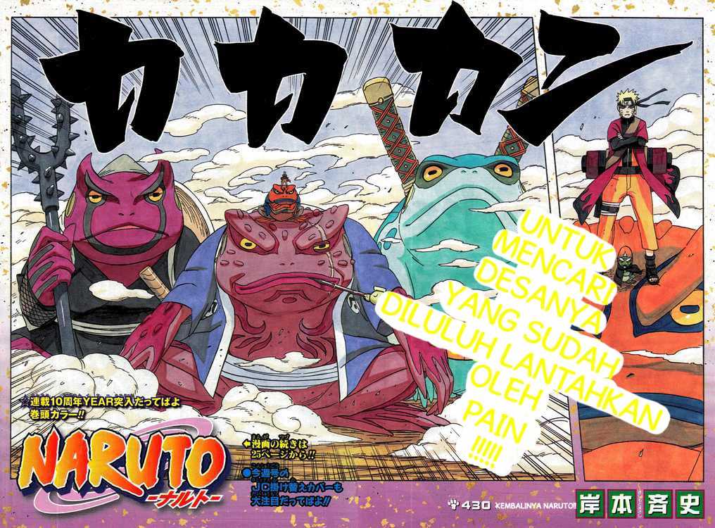 Naruto Chapter 430 Gambar 3
