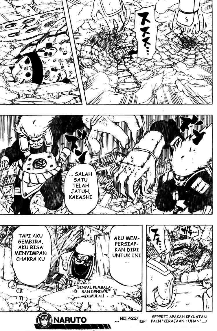 Naruto Chapter 422 Gambar 17