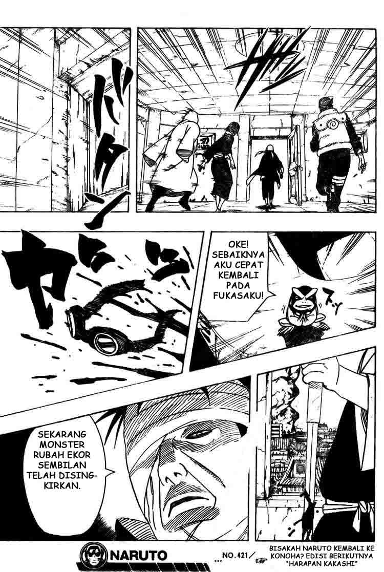Naruto Chapter 421 Gambar 18