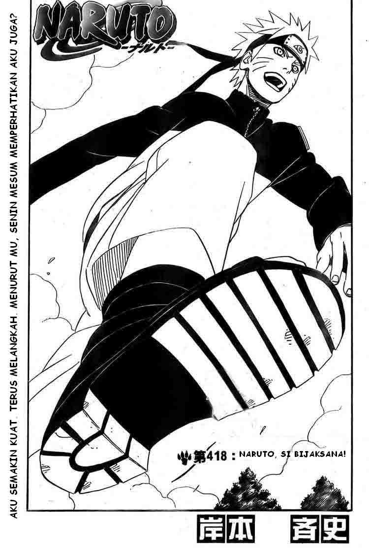 Manga Naruto Chapter 418 gambar nomor 2