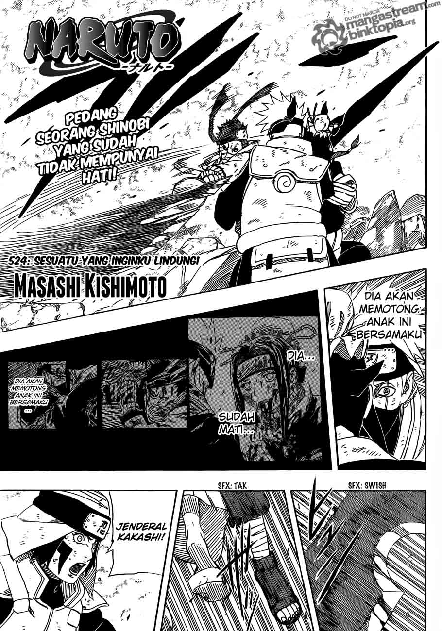 Komik Naruto Chapter 524 gambar nomor 1