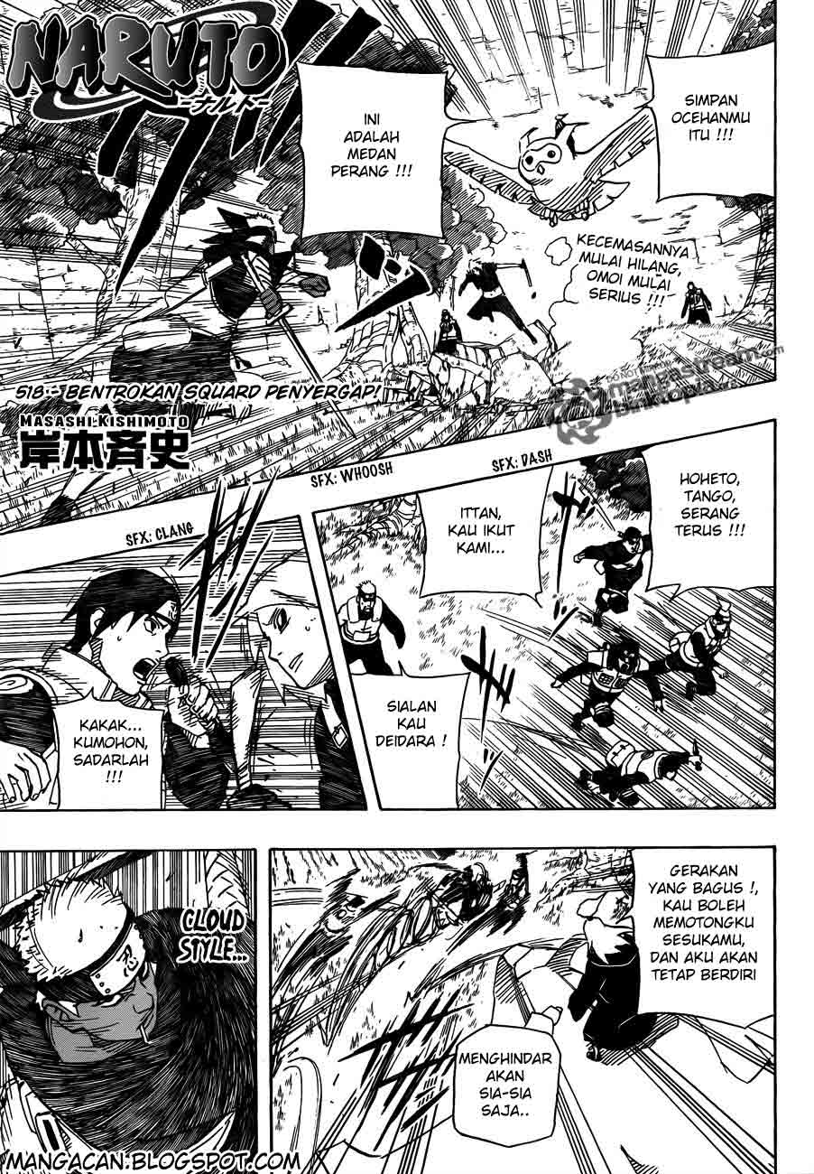 Komik Naruto Chapter 518 gambar nomor 1