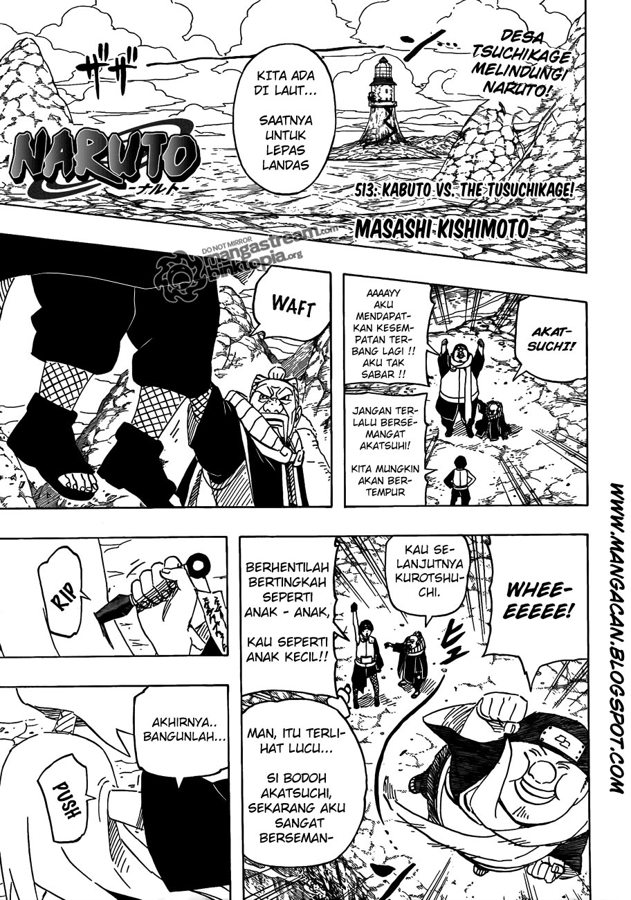Komik Naruto Chapter 513 gambar nomor 1
