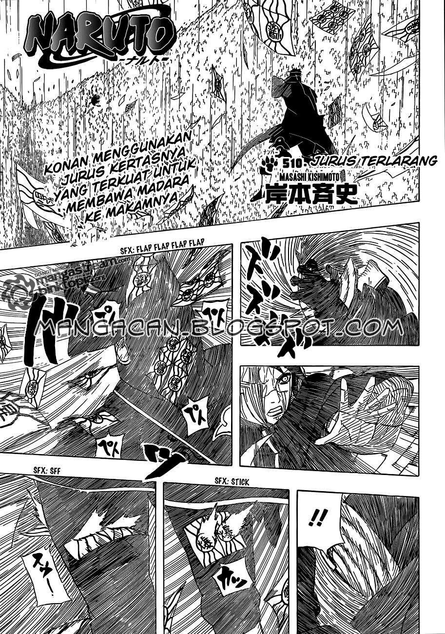 Manga Naruto Chapter 510 gambar nomor 2