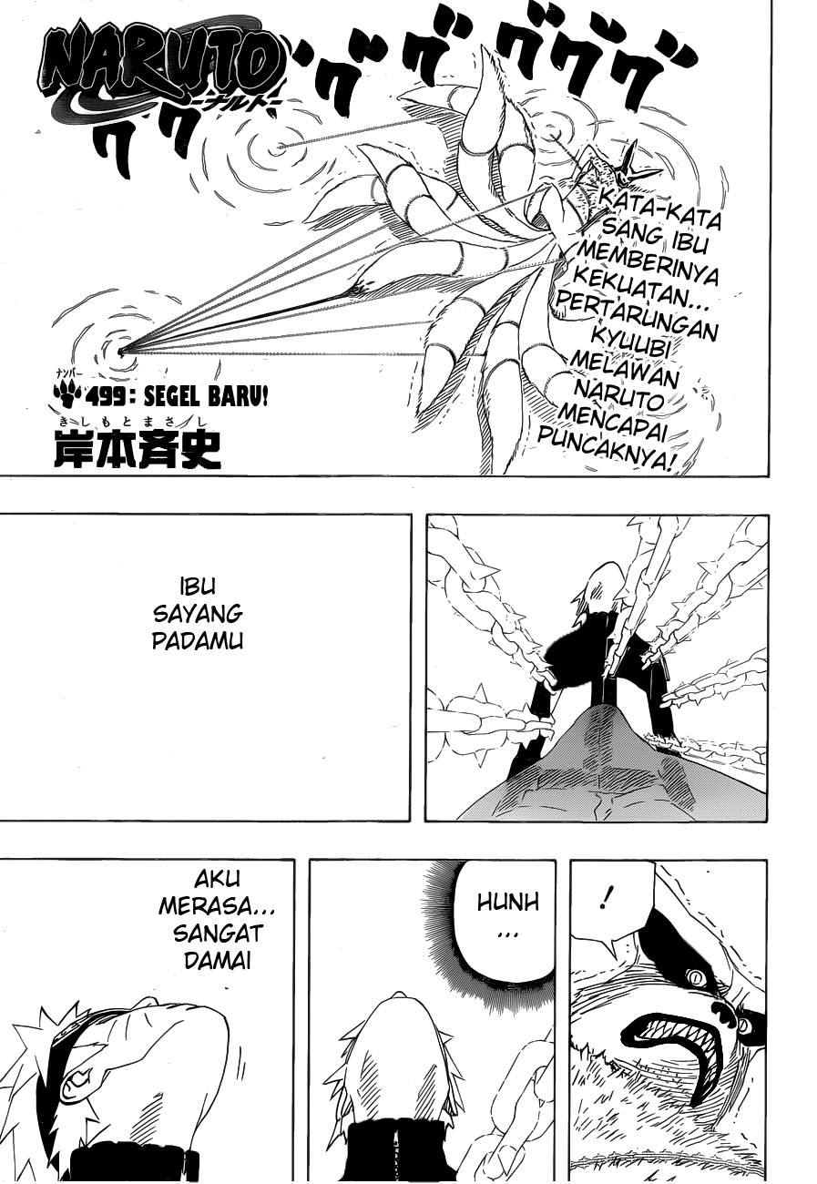 Komik Naruto Chapter 499 gambar nomor 1