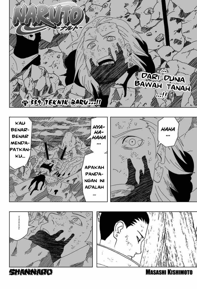 Manga Naruto Chapter 339 gambar nomor 2