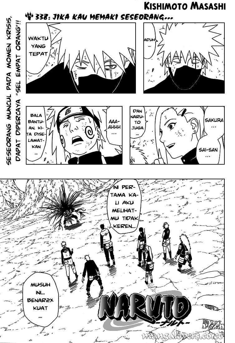Komik Naruto Chapter 338 gambar nomor 1