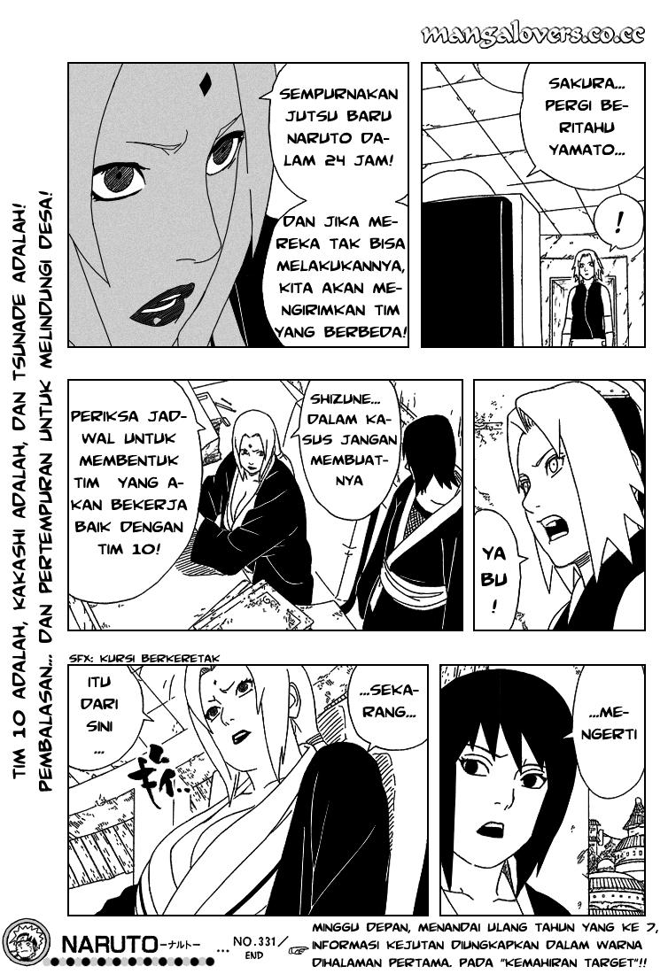 Naruto Chapter 331 Gambar 17