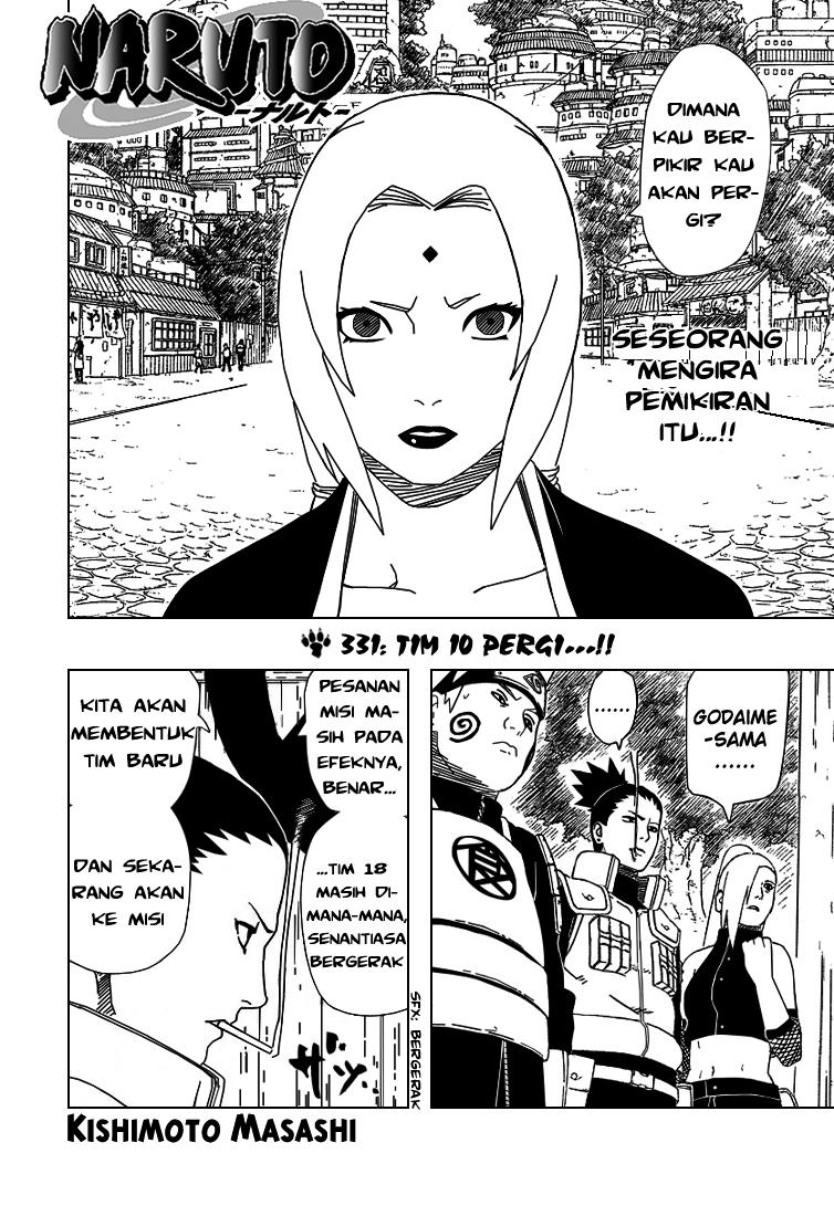 Manga Naruto Chapter 331 gambar nomor 2