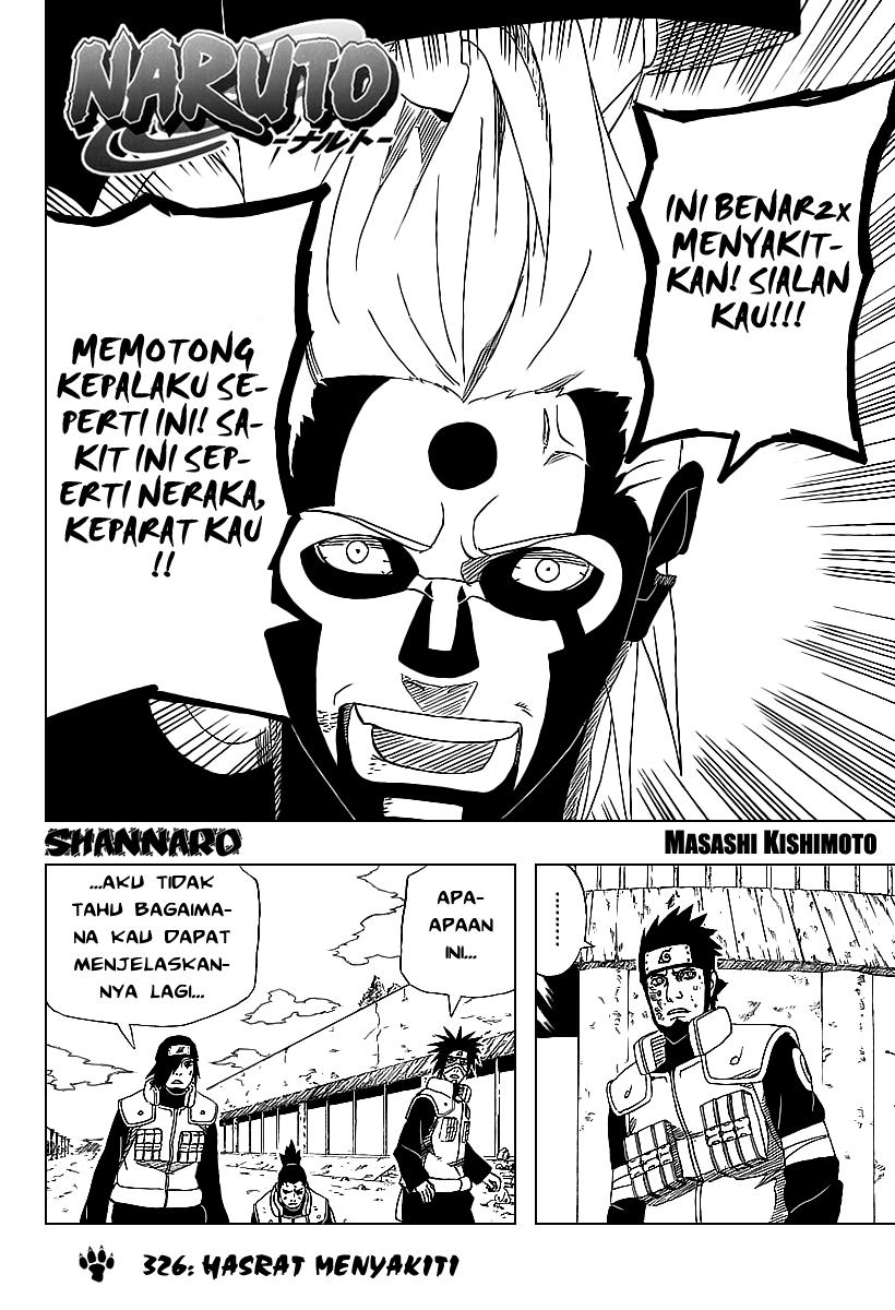 Manga Naruto Chapter 326 gambar nomor 2