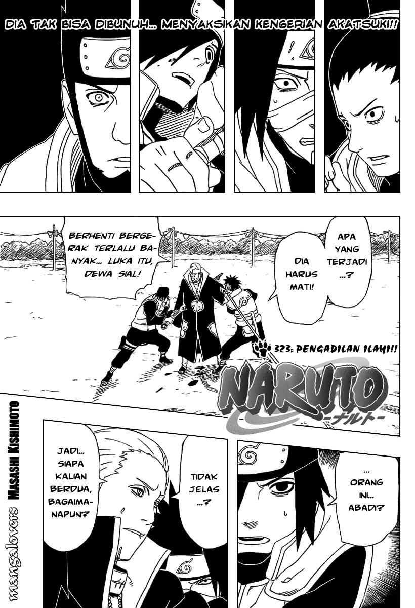 Komik Naruto Chapter 323 gambar nomor 1