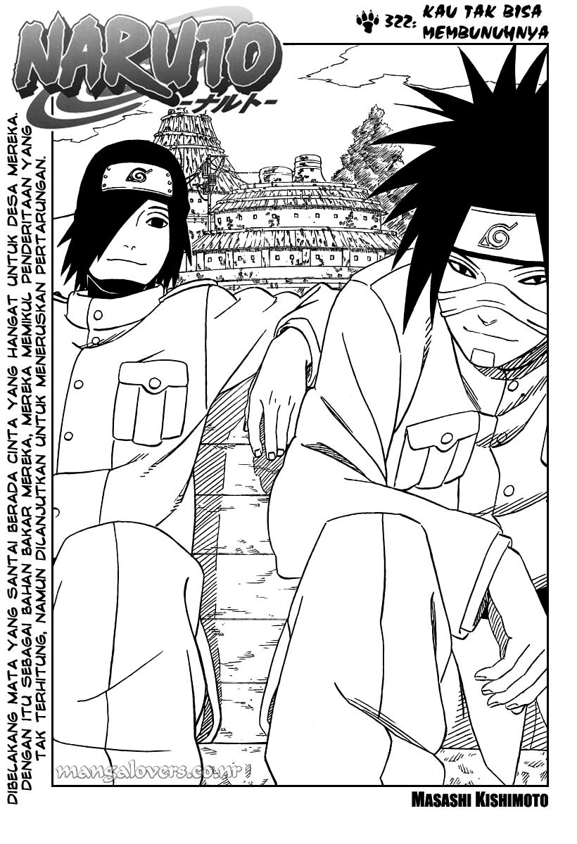 Komik Naruto Chapter 322 gambar nomor 1