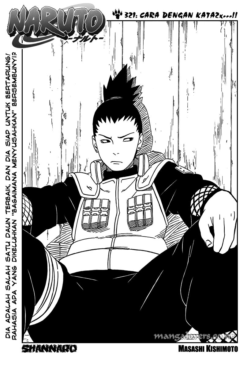 Komik Naruto Chapter 321 gambar nomor 1